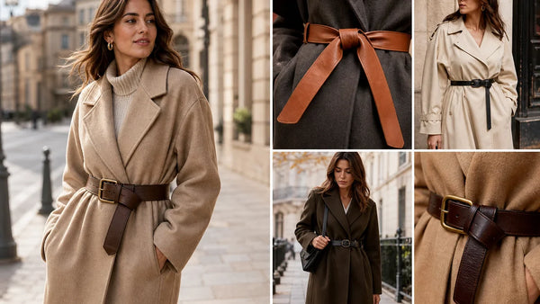 Comment porter une ceinture par-dessus son manteau ou son trench ?