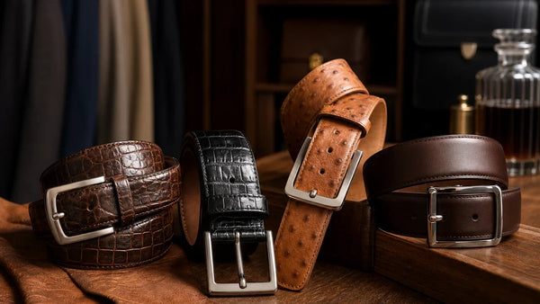 Cuir exotique ou cuir classique : comment choisir une ceinture d'exception ?