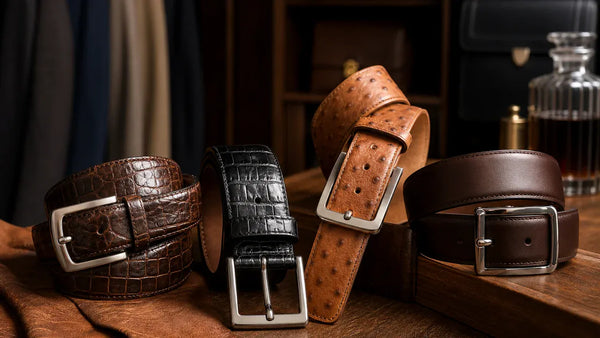 Cuir exotique ou cuir classique : comment choisir une ceinture d'exception ?