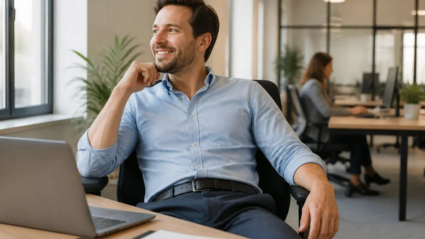 Ceinture et confort au quotidien : que choisir quand on est assis toute la journée ou qu'on voyage beaucoup ?