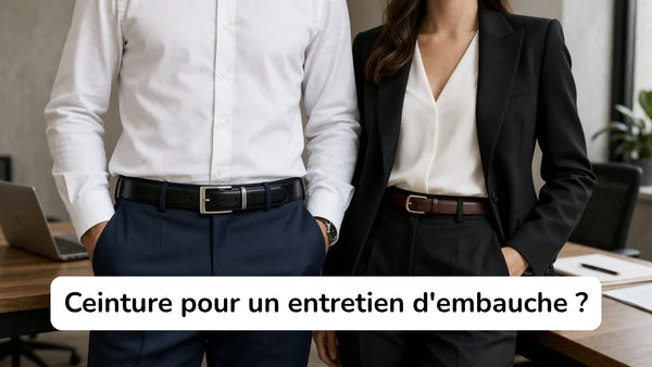 Quelle ceinture porter pour un entretien d'embauche ? Le guide