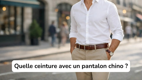 Quelle ceinture porter avec un pantalon chino ? 5 idées de looks