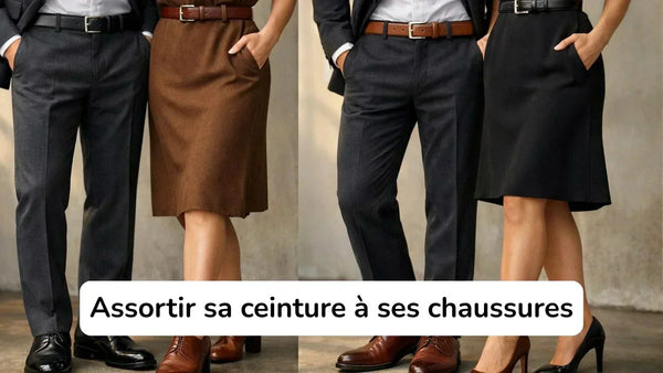 Comment assortir sa ceinture à ses chaussures ? Le guide complet