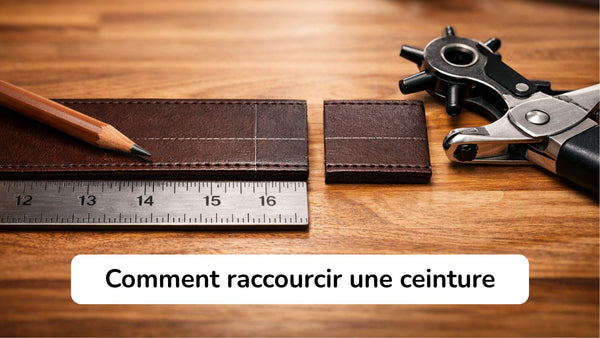 Comment raccourcir une ceinture? - Guide complet tous matériaux