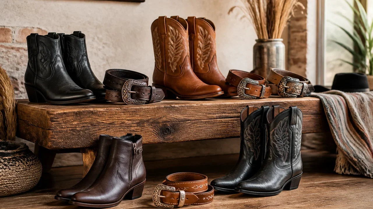 Quelle ceinture porter avec des bottines ou des santiags ?