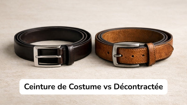 Ceinture de costume vs Ceinture décontractée : Les règles d'or du style