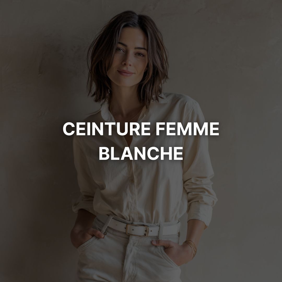 Ceinture Blanche Femme