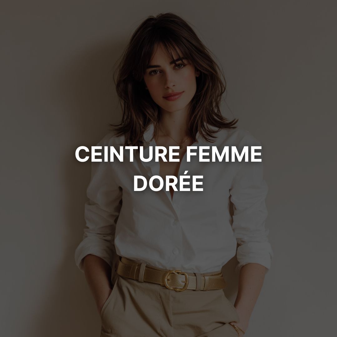 Ceinture Femme Dorée