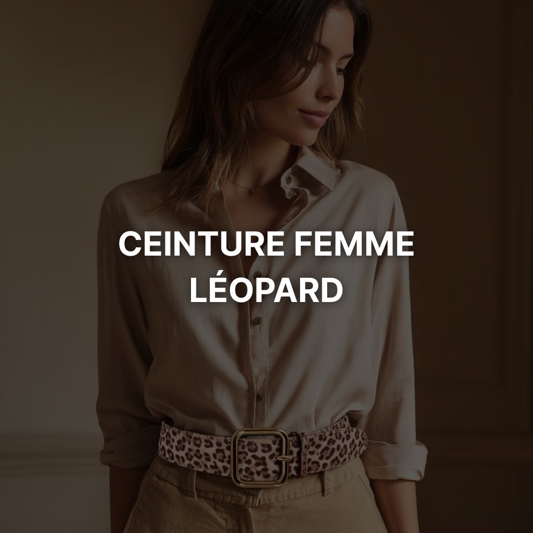 Ceinture Femme Léopard
