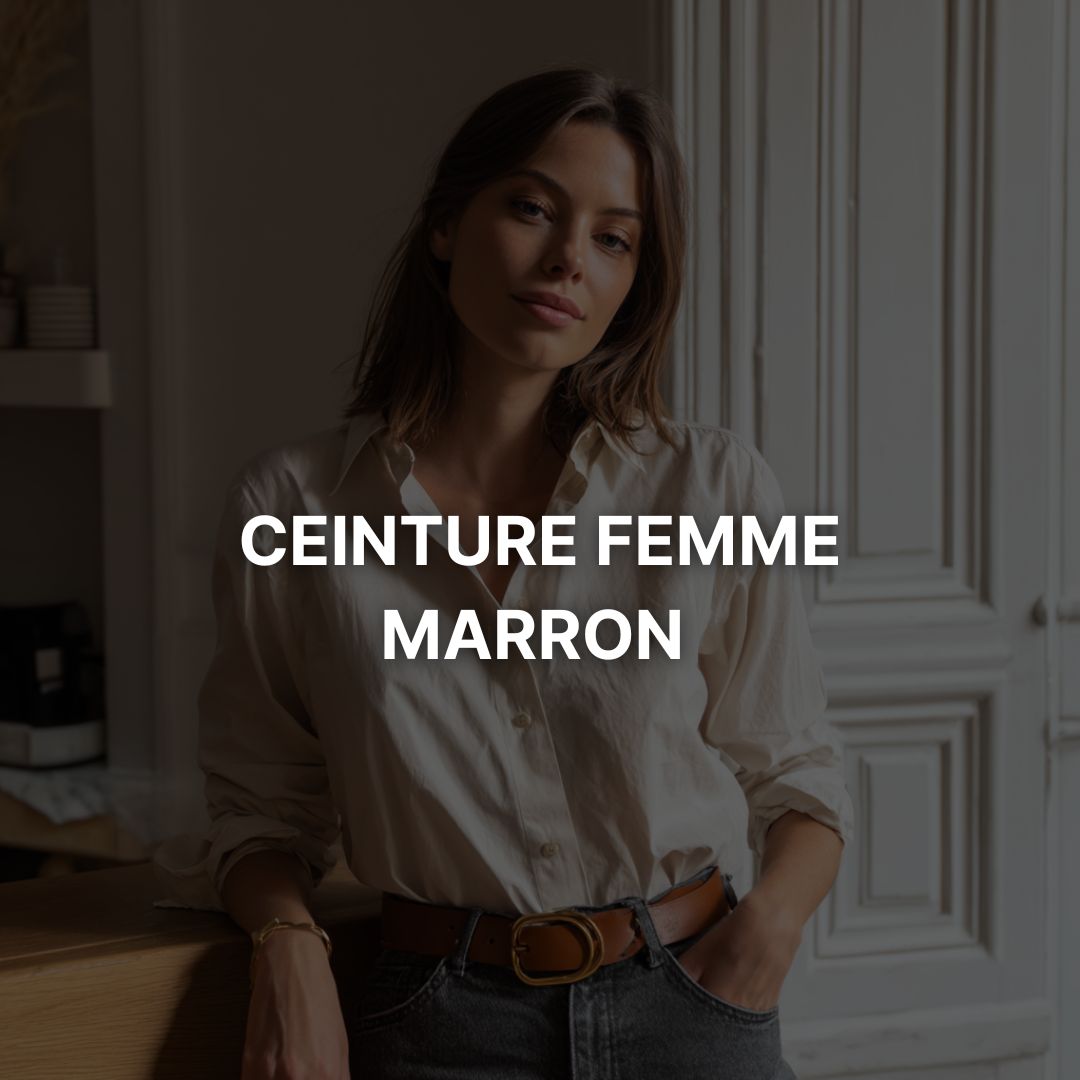 Ceinture Marron Femme