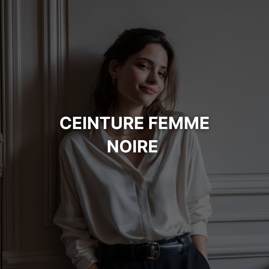 Ceinture Noire Femme