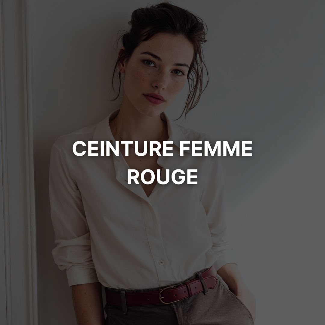 Ceinture Rouge Femme
