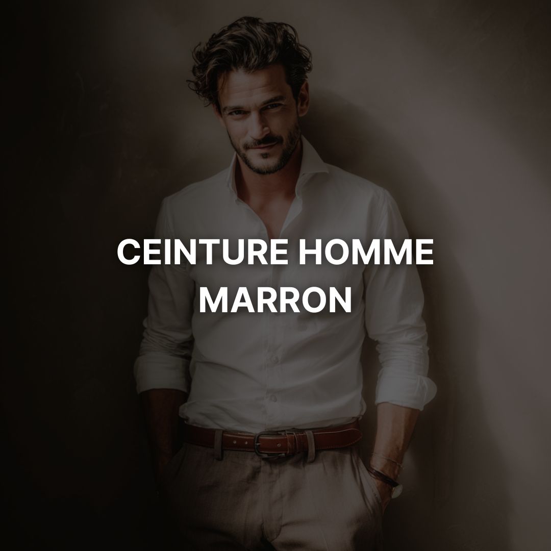 Ceinture Marron Homme