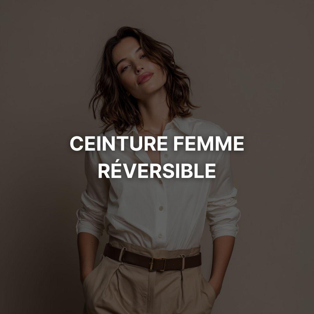 Ceinture Femme Réversible