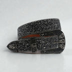 Maison de la Ceinture Ceinture à strass crâne unisexe – Skull shine