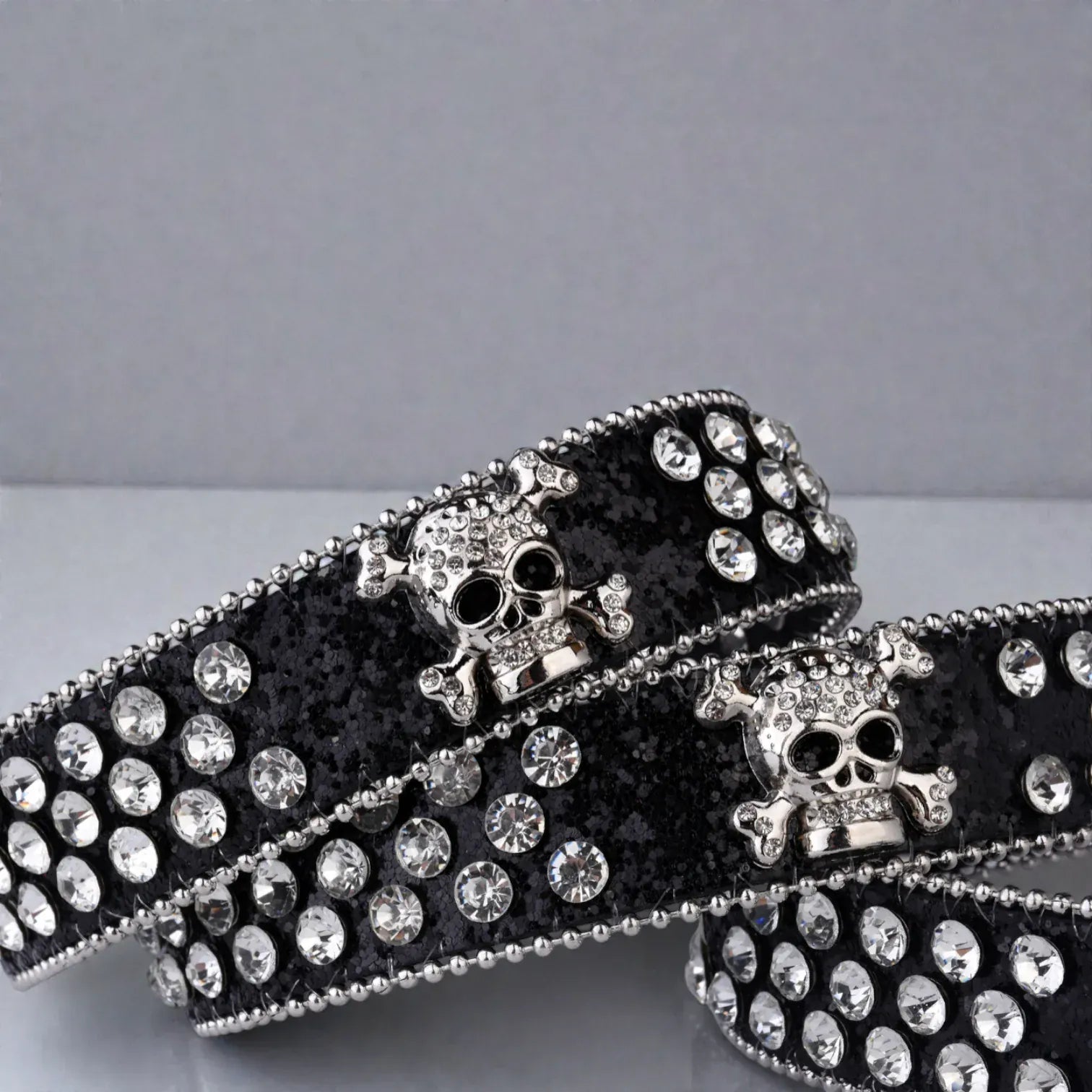 Maison de la Ceinture Ceinture à strass femme – SkullRider