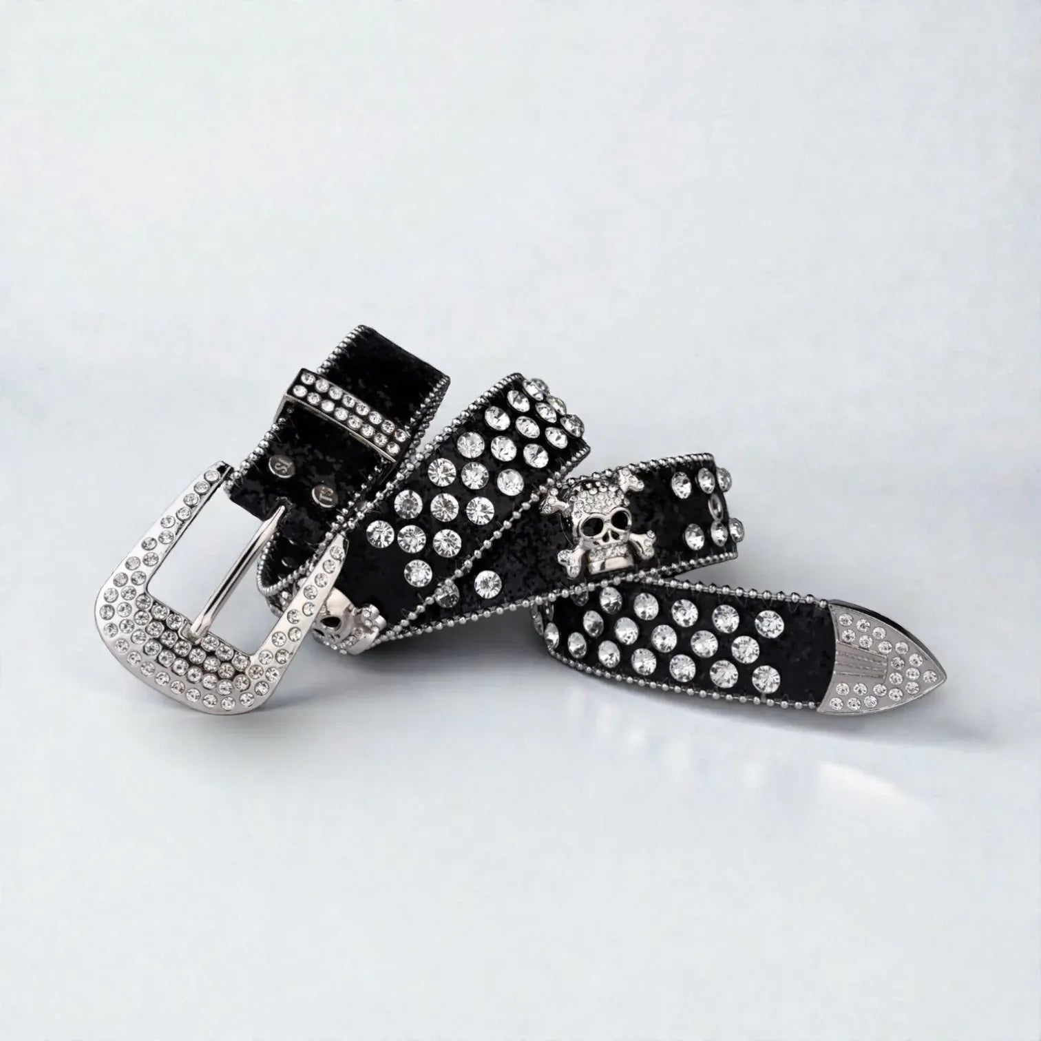 Maison de la Ceinture Ceinture à strass femme – SkullRider