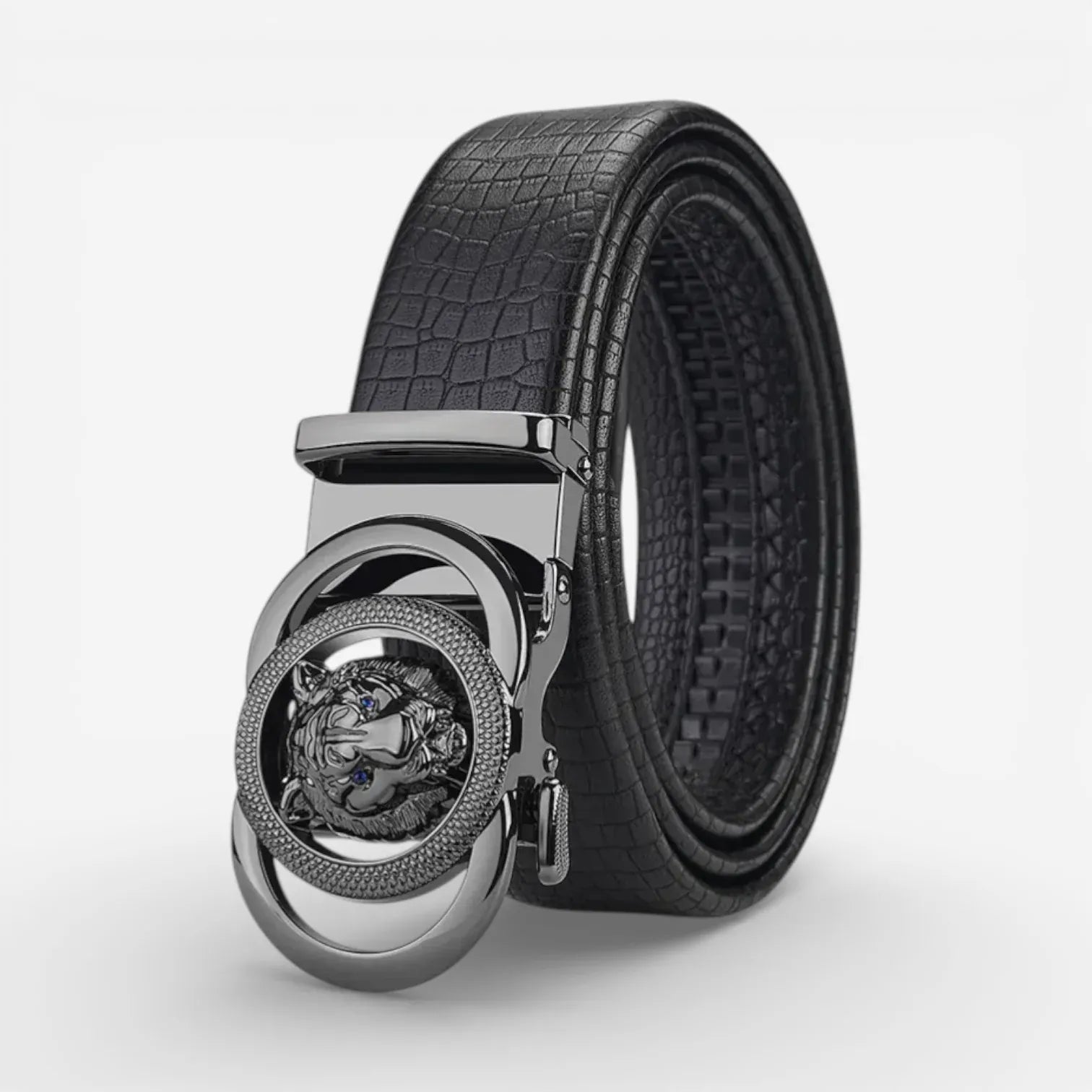 Maison de la Ceinture Tigre / Noir / Noir / 115cm Ceinture automatique homme  – Keryon