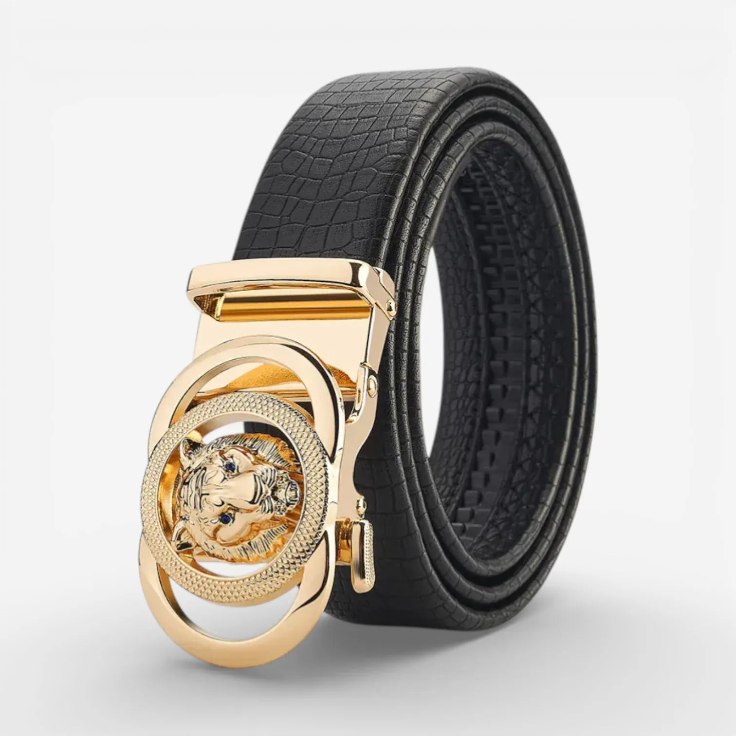Maison de la Ceinture Tigre / Or / Noir / 115cm Ceinture automatique homme  – Keryon