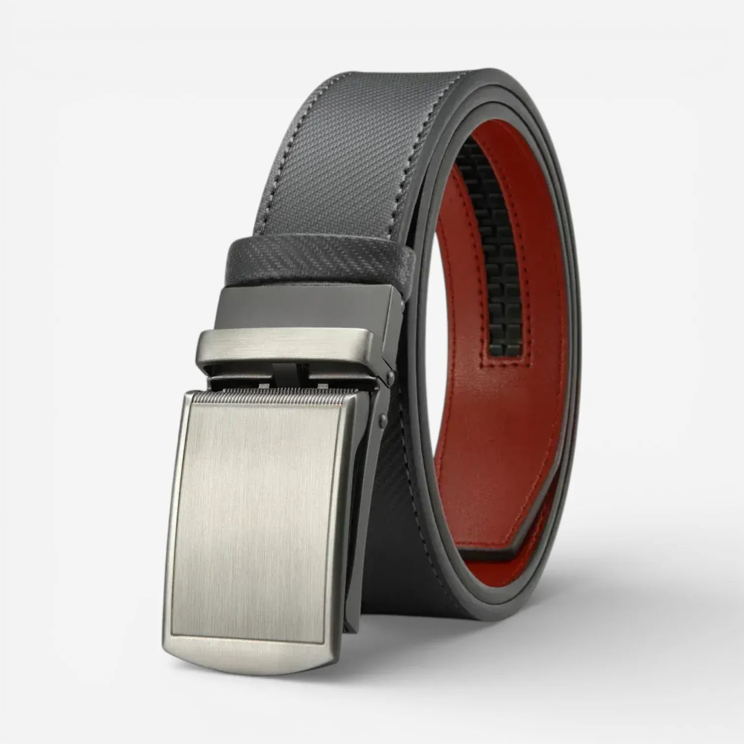 Maison de la Ceinture Gris / Métal / 105cm Ceinture automatique homme – Lorvan