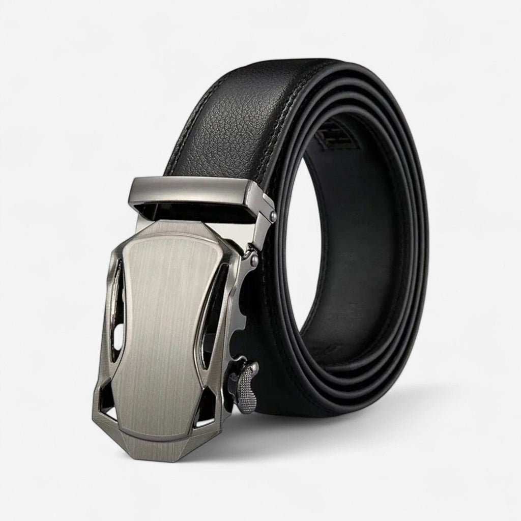 Maison de la Ceinture Noir Argent / 120cm Ceinture automatique homme – Vardek