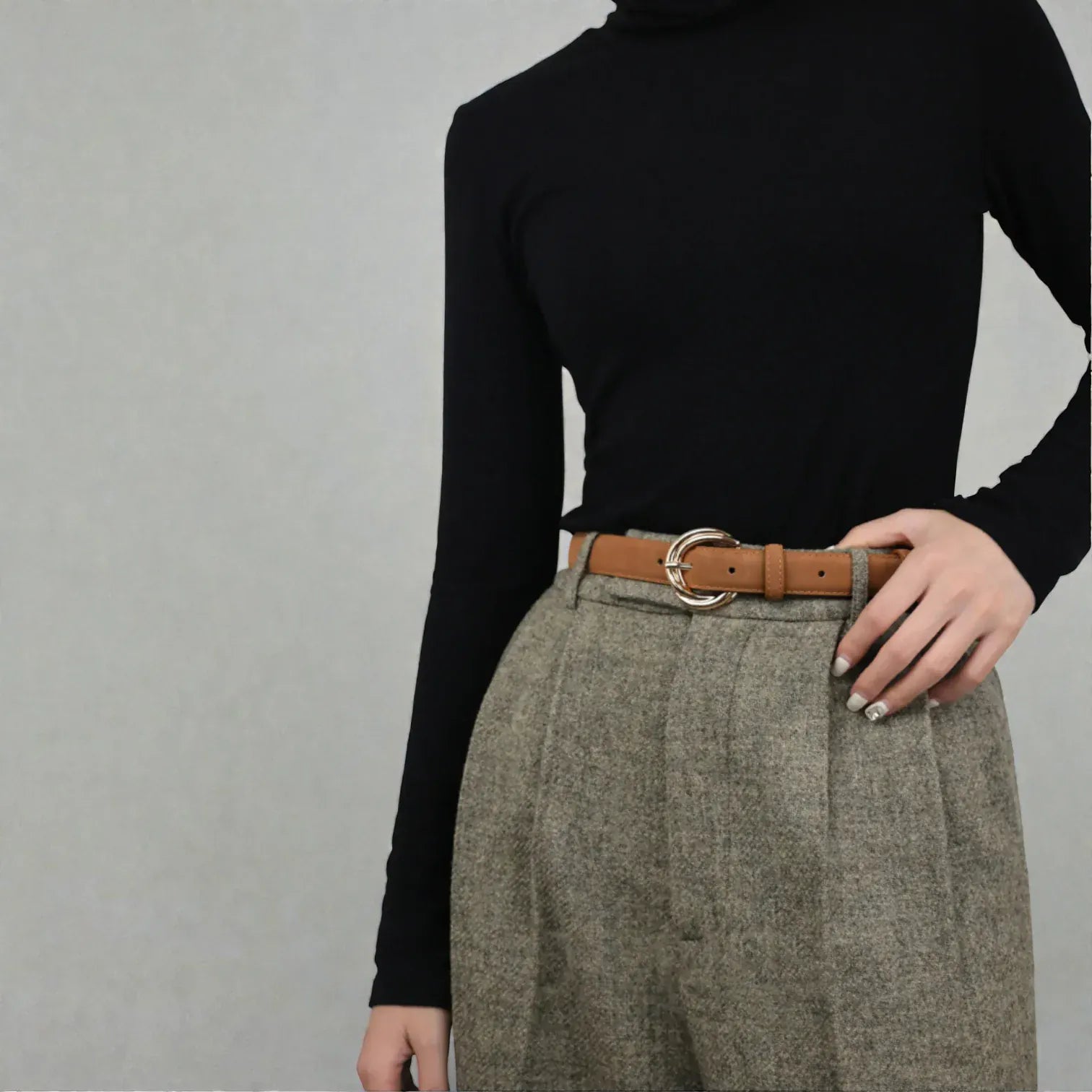 Maison de la Ceinture Ceinture boucle arrondie femme – Aurevia