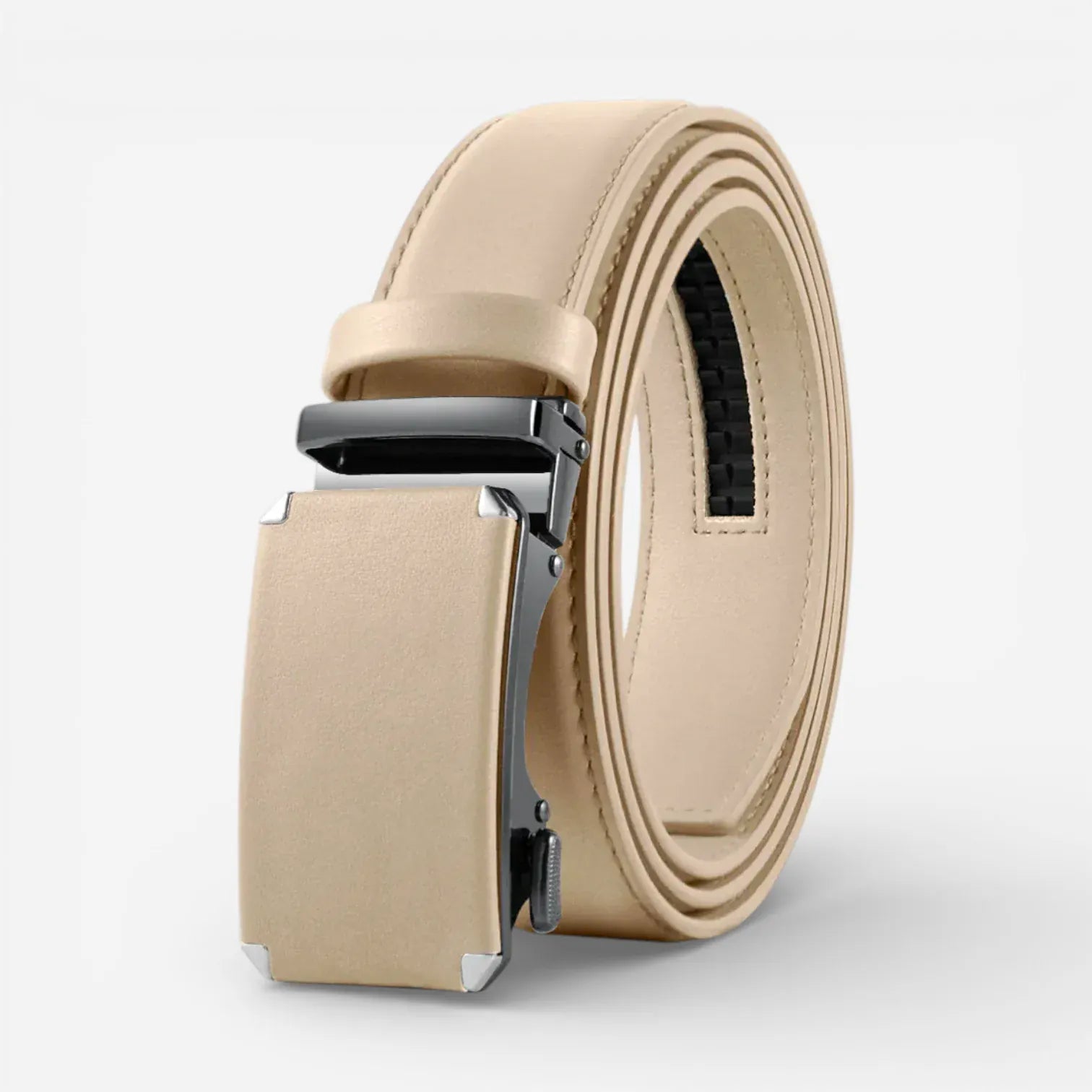 Maison de la Ceinture Beige / 110cm Ceinture boucle automatique homme - Noveran