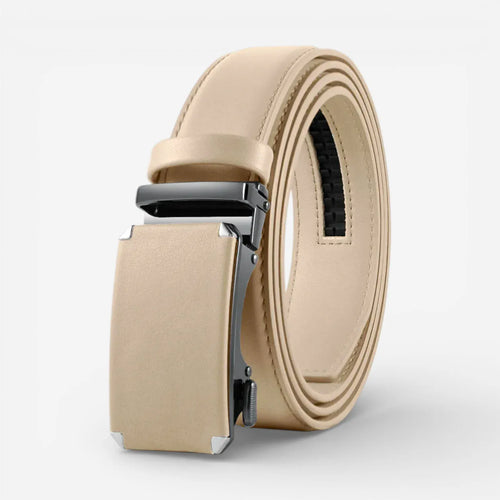 Maison de la Ceinture Beige / 110cm Ceinture boucle automatique homme - Noveran