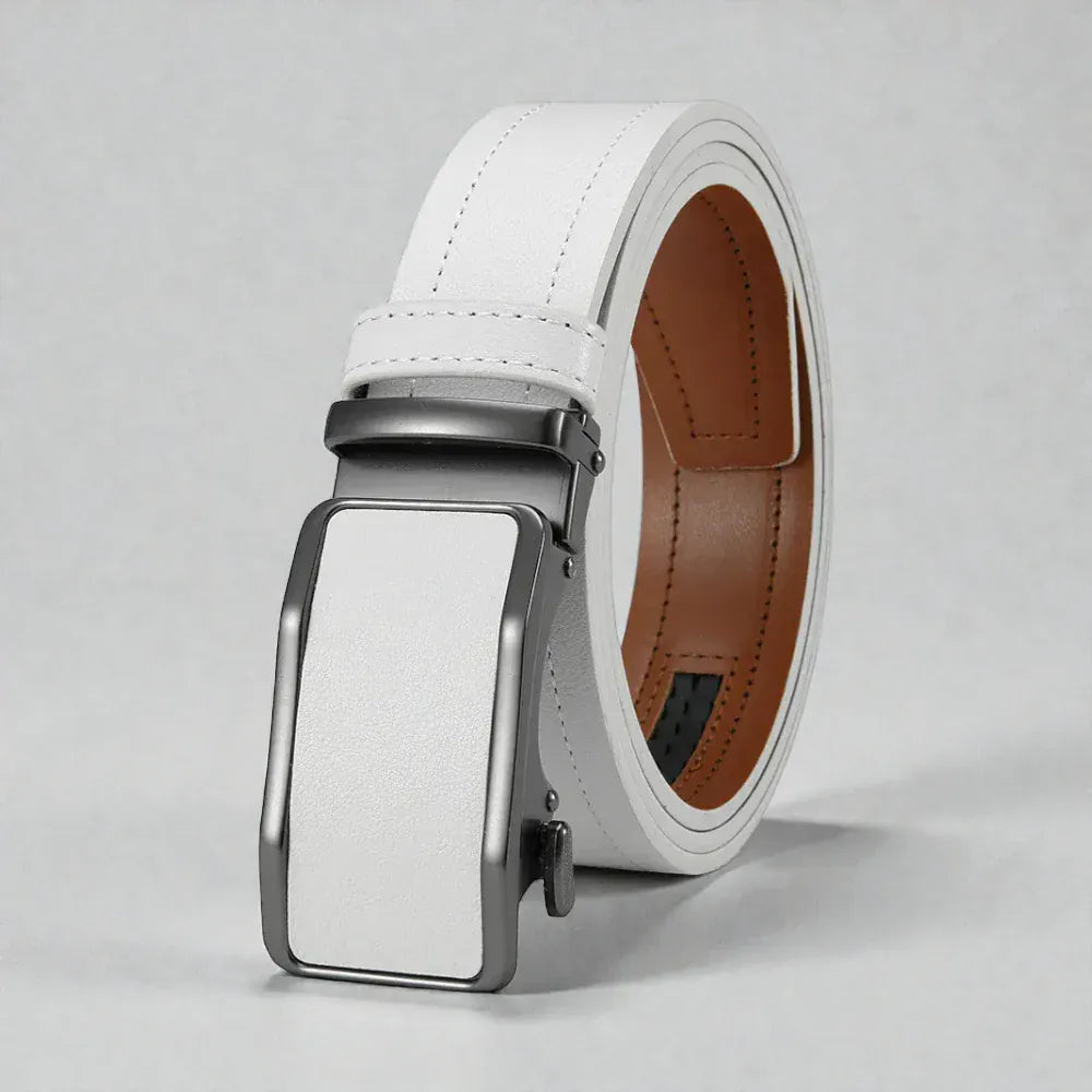 Maison de la Ceinture Blanc / 105cm Ceinture boucle automatique homme – Varnox