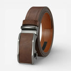 Ceinture boucle automatique homme en cuir lisse, modèle Varnox