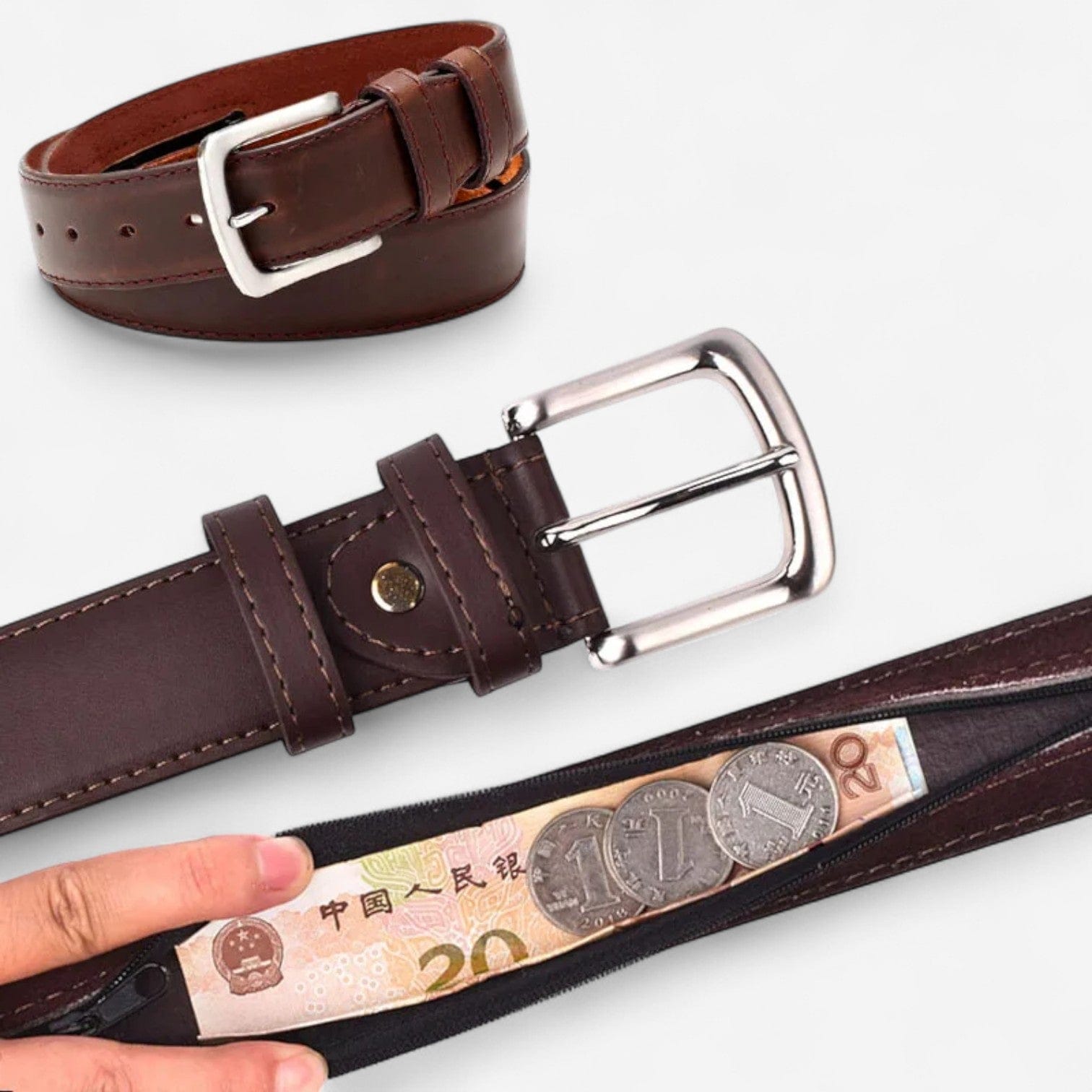 Maison de la Ceinture Ceinture Cache-Billets - Hidelia