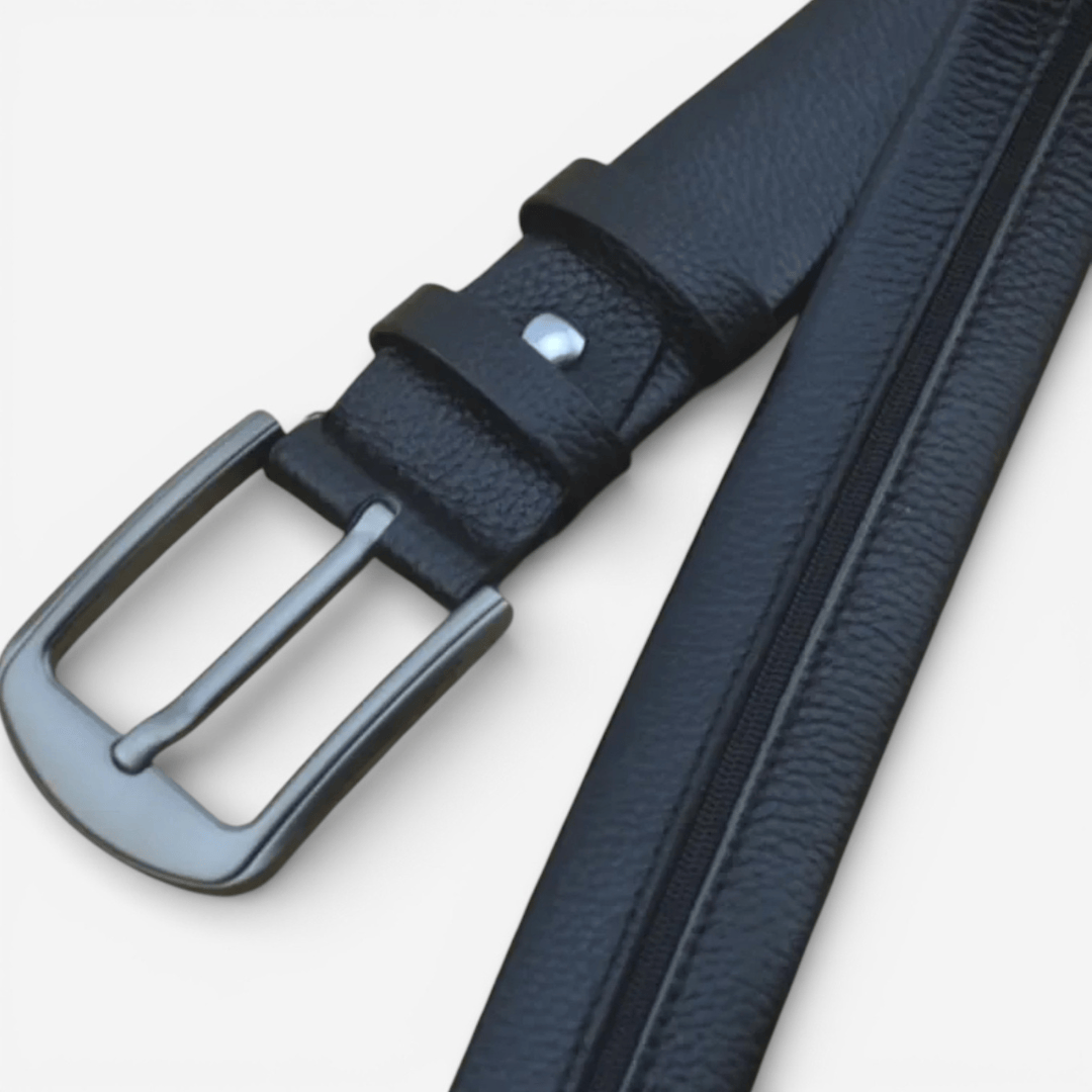 Maison de la Ceinture Noir / 130cm Ceinture cache billets – Valtor