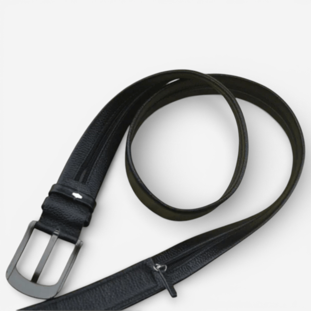 Maison de la Ceinture Noir / 130cm Ceinture cache billets – Valtor
