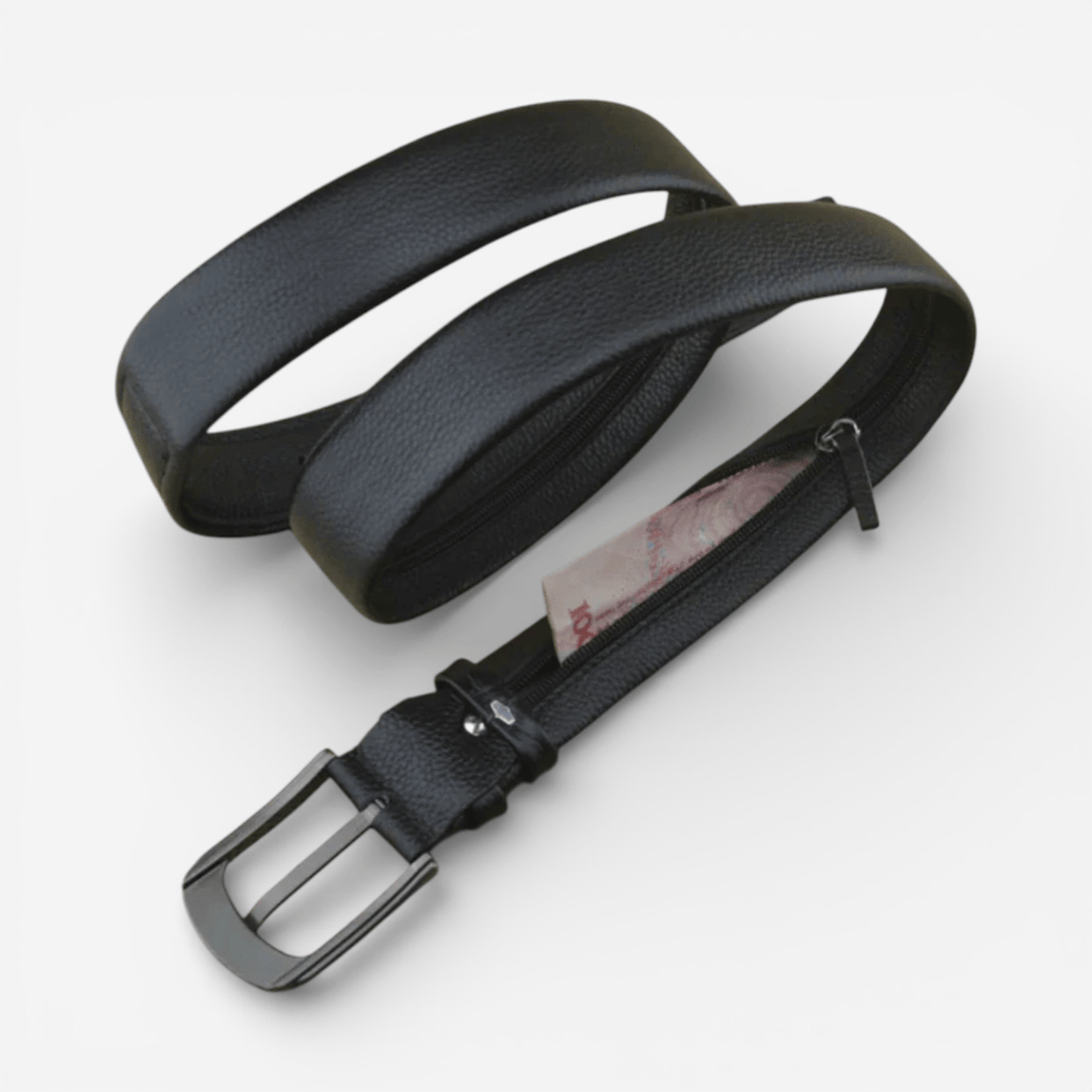 Maison de la Ceinture Noir / 130cm Ceinture cache billets – Valtor