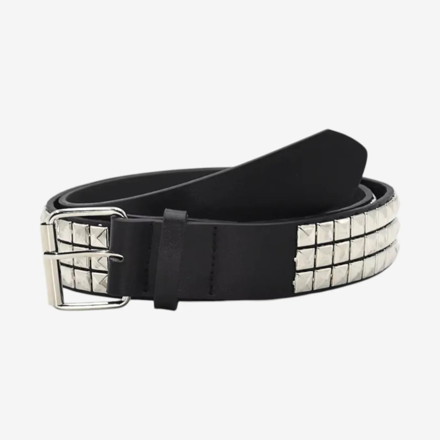 Maison de la Ceinture Argent / 110cm Ceinture cloutée femme – Nyx
