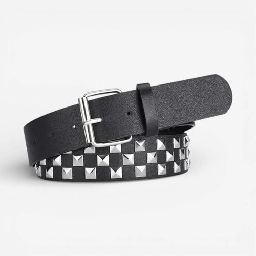 Maison de la Ceinture Argent / 110cm Ceinture cloutée femme – Valkyra