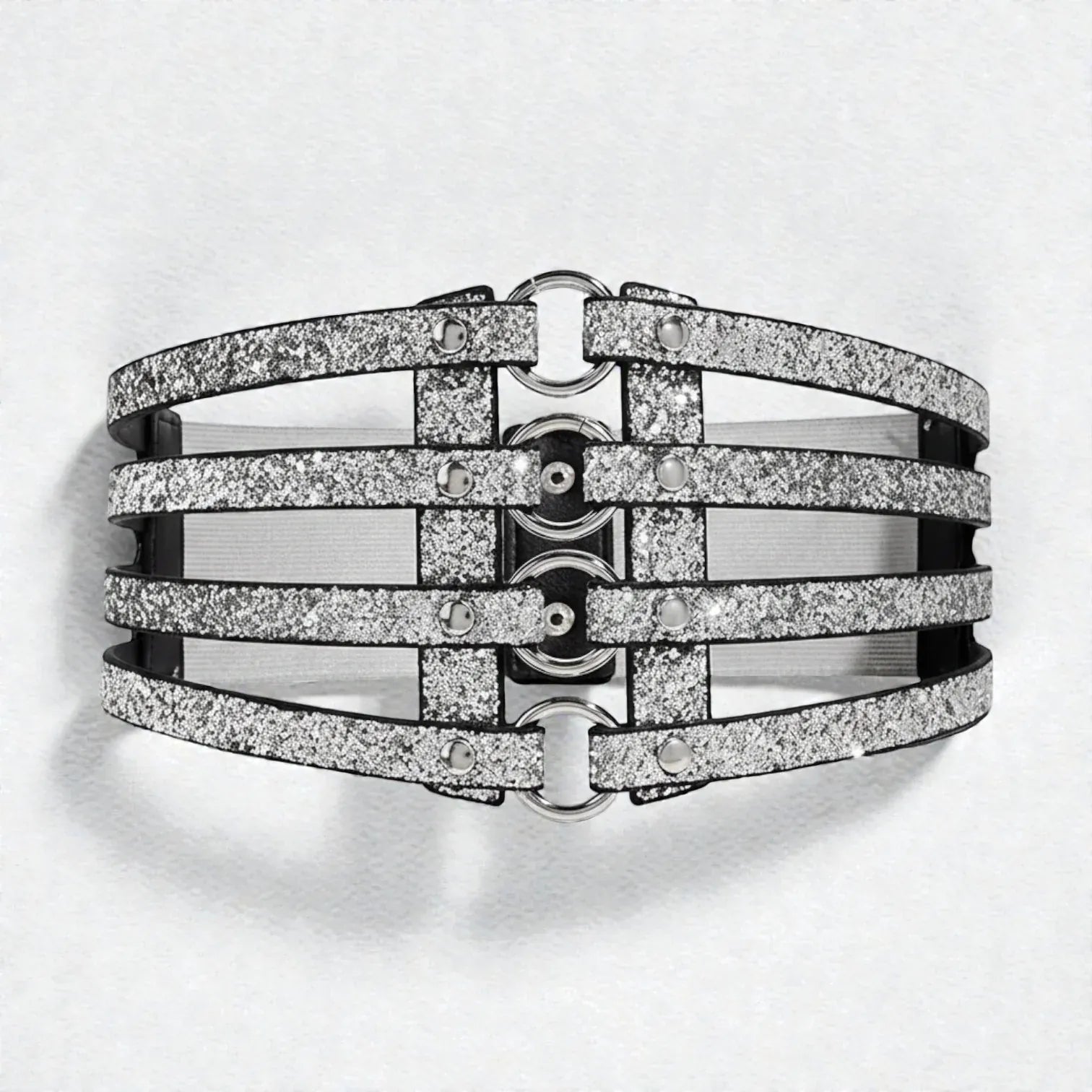 Maison de la Ceinture Argent motif / 70cm Ceinture corset femme – Aurélya