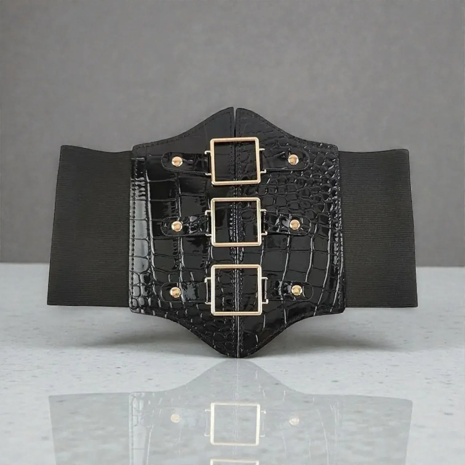 Maison de la Ceinture Carré / Or / 70cm Ceinture corset femme – Nyxora