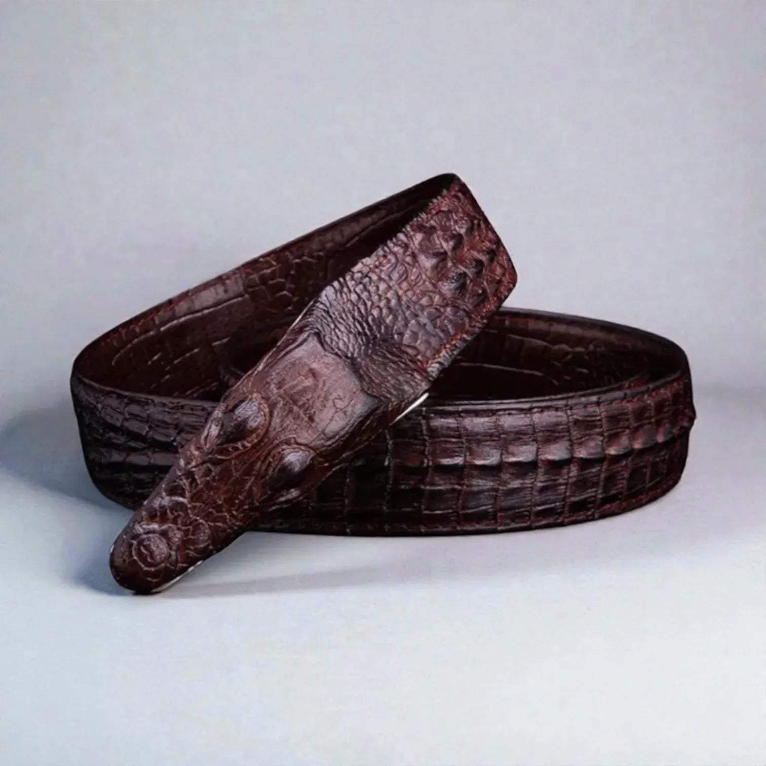 Maison de la Ceinture Ceinture crocodile homme – Drakarys