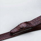 Maison de la Ceinture Ceinture crocodile homme – Drakarys