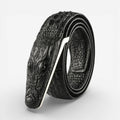 Maison de la Ceinture Noir / 110cm Ceinture crocodile homme – Drakarys