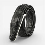 Maison de la Ceinture Noir / 110cm Ceinture crocodile homme – Drakarys