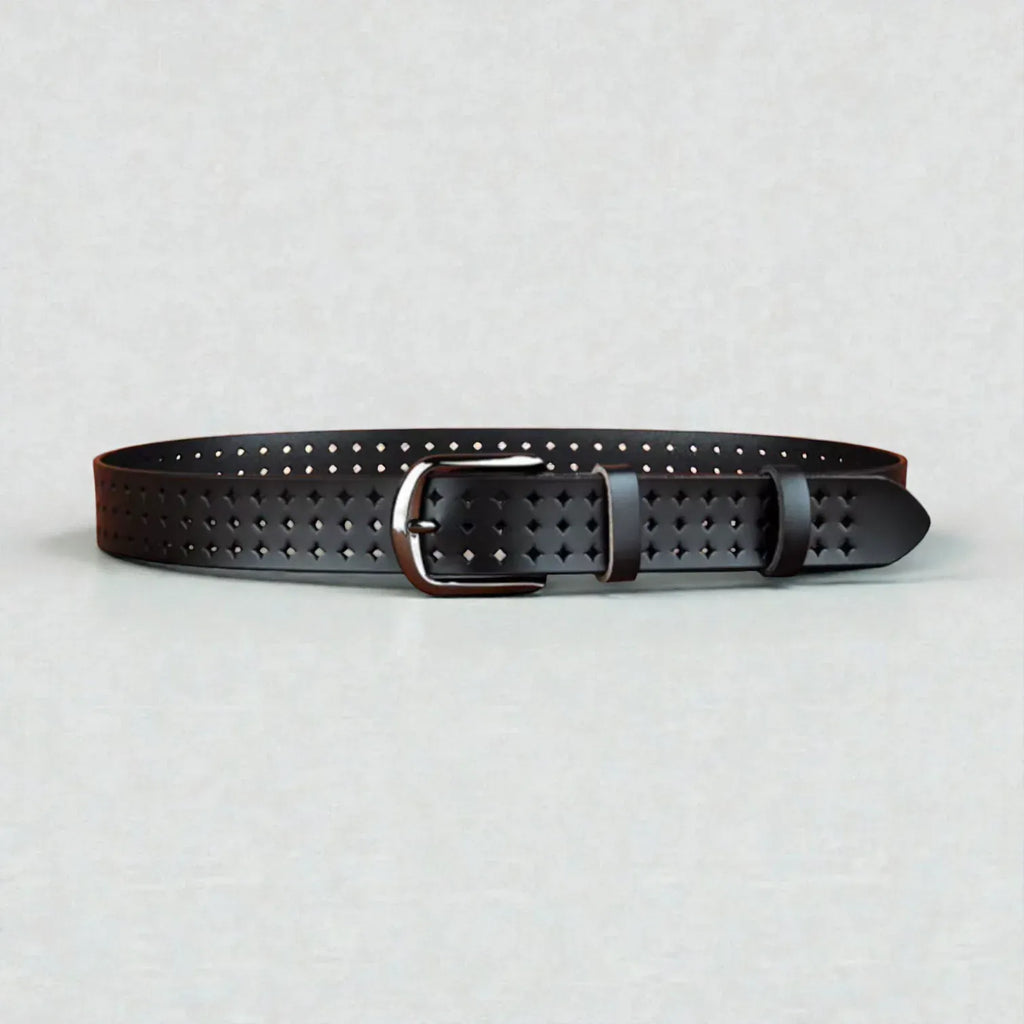 Maison de la Ceinture Ceinture cuir ajourée femme – Anaria