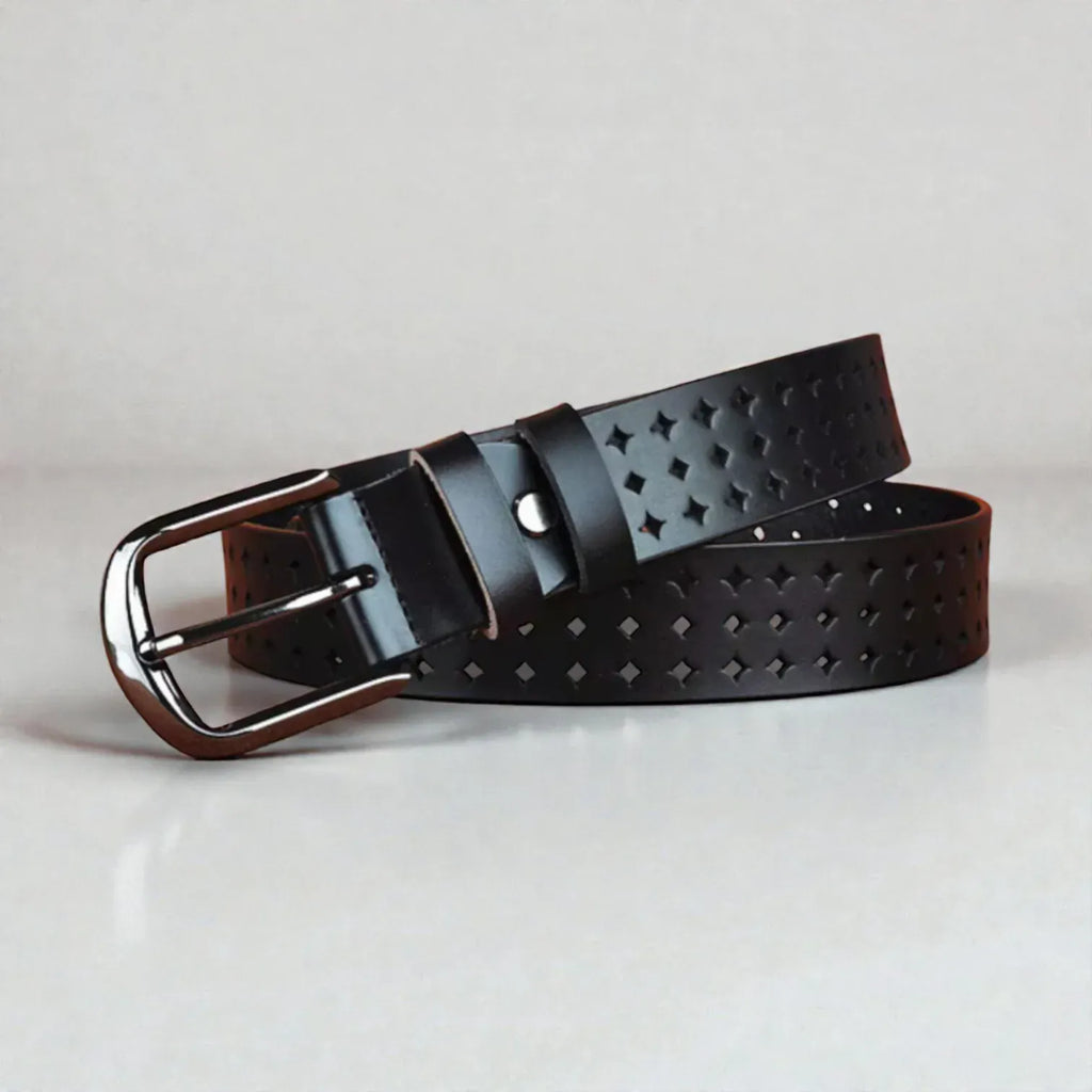Maison de la Ceinture Ceinture cuir ajourée femme – Anaria