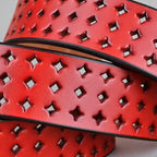 Maison de la Ceinture Ceinture cuir ajourée femme – Anaria
