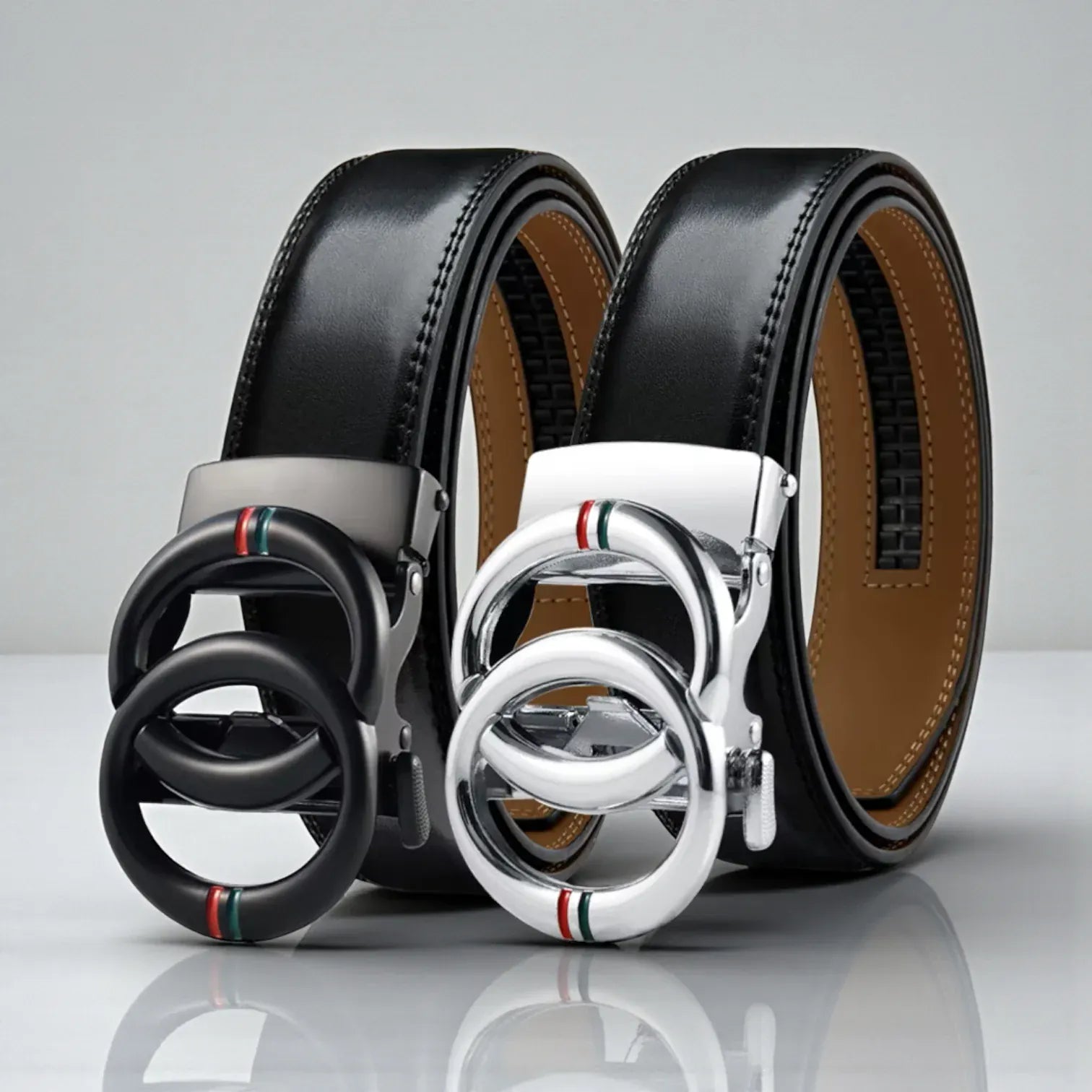 Maison de la Ceinture Ceinture cuir automatique homme – Duvano