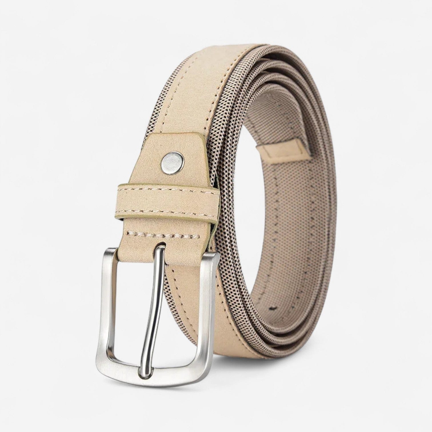 Maison de la Ceinture Beige 3.4cm / 100cm Ceinture cuir – Eidan