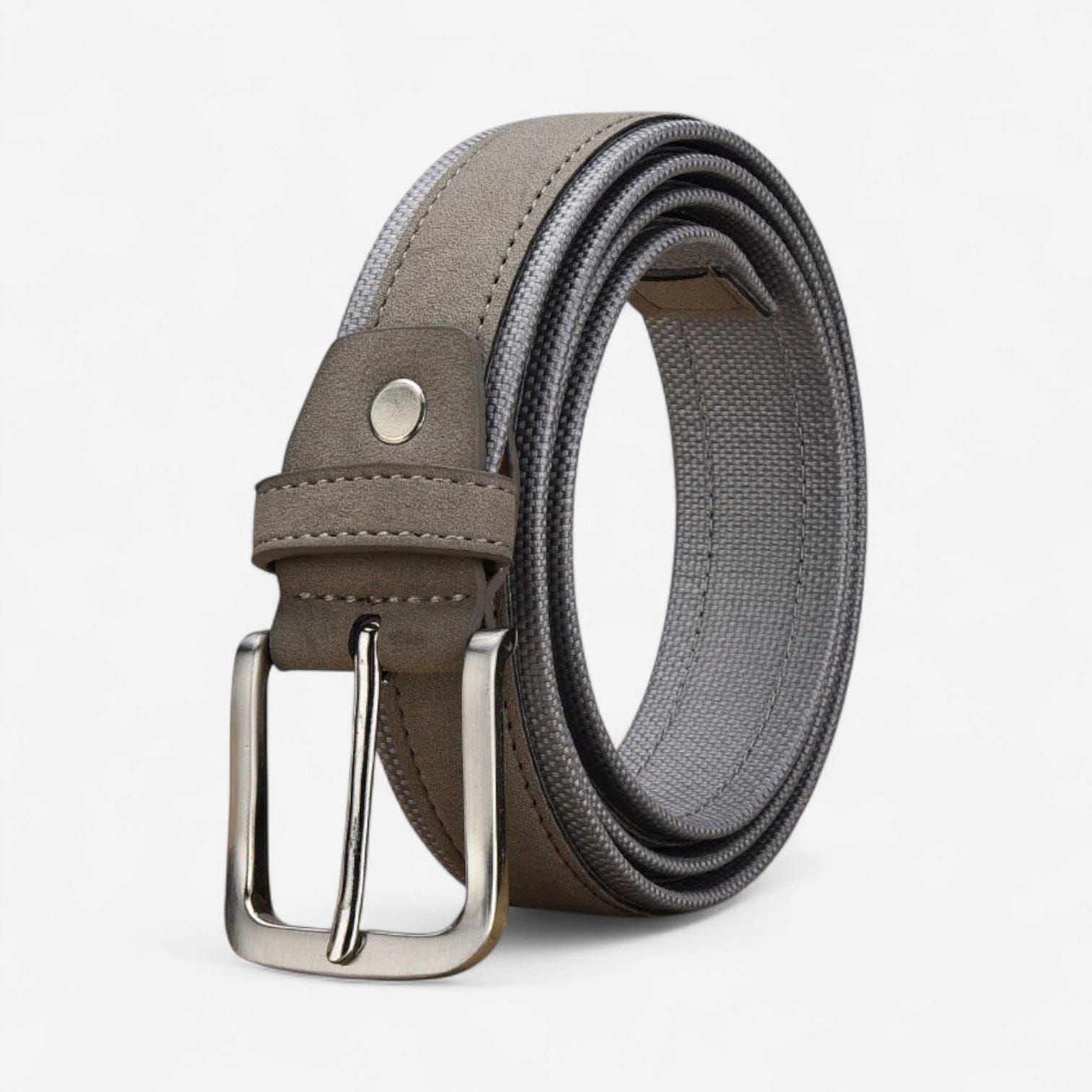 Maison de la Ceinture Gris 3.8cm / 100cm Ceinture cuir – Eidan