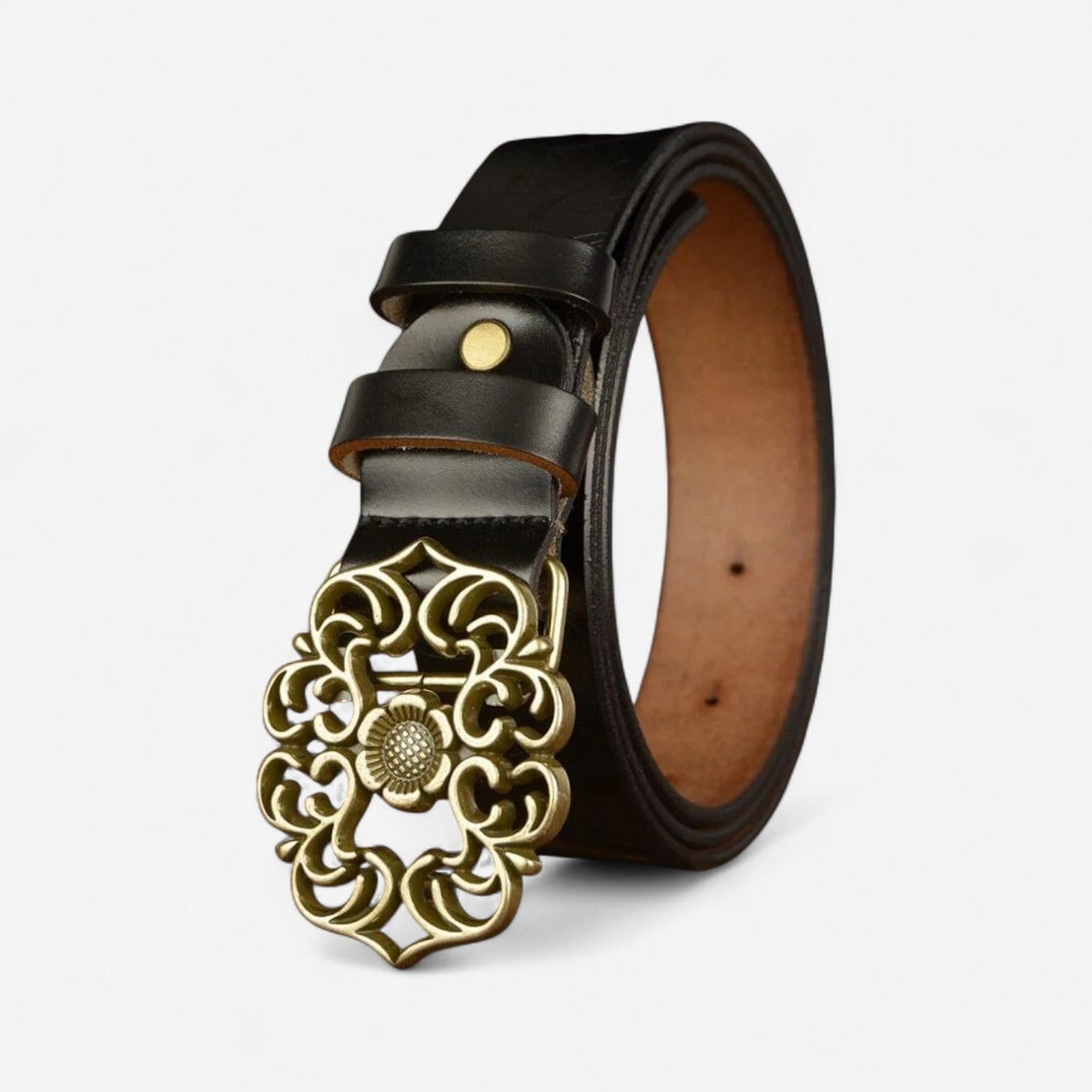 Maison de la Ceinture Noir / 95cm Ceinture cuir femme - Aïsha