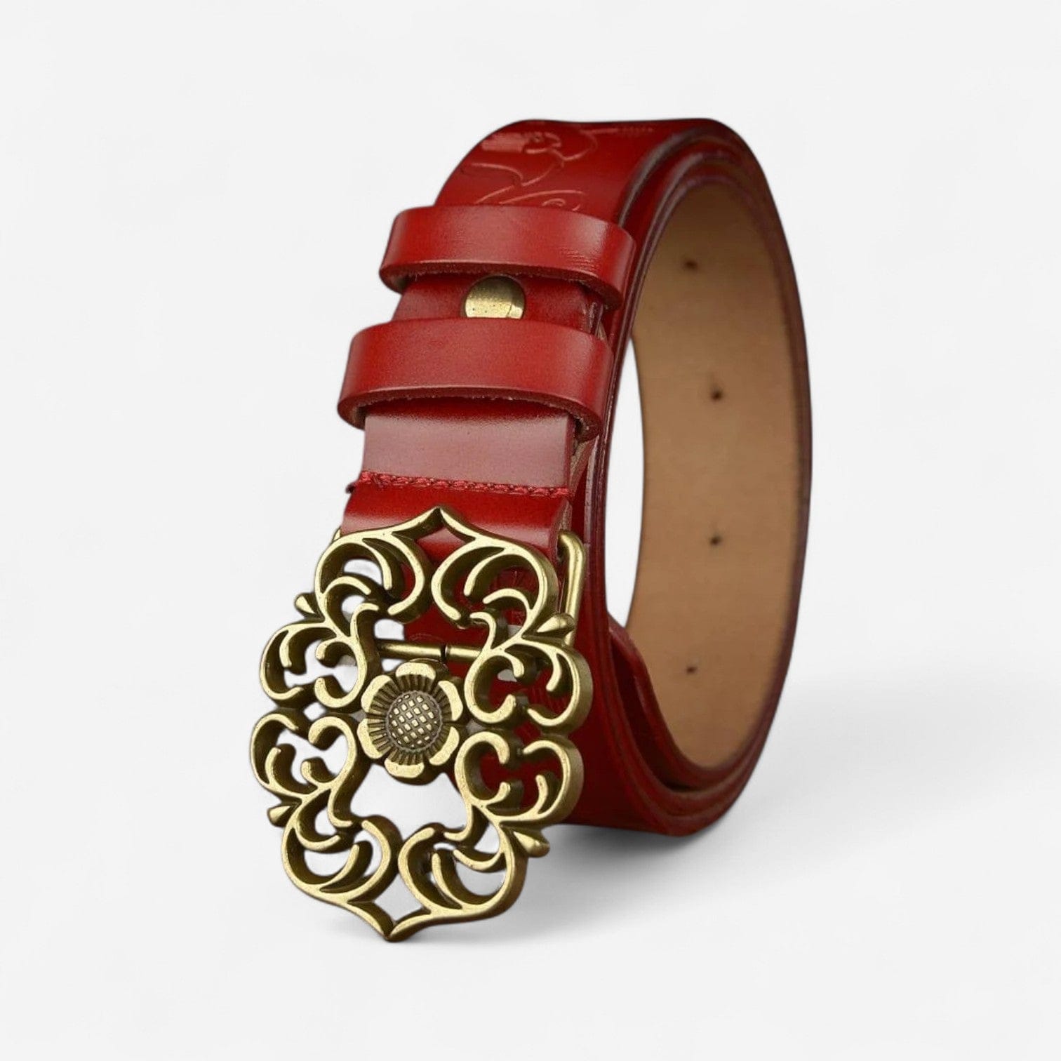 Maison de la Ceinture Rouge / 95cm Ceinture cuir femme - Aïsha